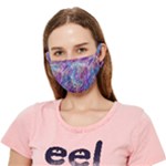 Amethyst flow Crease Cloth Face Mask (Adult)