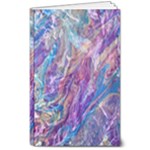 Amethyst flow 8  x 10  Softcover Notebook