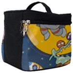 Astronaut Moon Monsters Spaceship Universe Space Cosmos Make Up Travel Bag (Big)