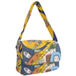 Astronaut Moon Monsters Spaceship Universe Space Cosmos Courier Bag