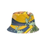 Astronaut Moon Monsters Spaceship Universe Space Cosmos Inside Out Bucket Hat (Kids)