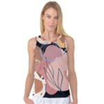 Abstract Boho Bohemian Style Retro Vintage Women s Basketball Tank Top