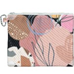 Abstract Boho Bohemian Style Retro Vintage Canvas Cosmetic Bag (XXXL)