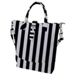 Stripes Geometric Pattern Digital Art Art Abstract Abstract Art Buckle Top Tote Bag