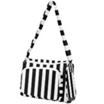 Stripes Geometric Pattern Digital Art Art Abstract Abstract Art Front Pocket Crossbody Bag