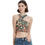 Winter Snow Holidays Cut Out Top