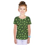 Seamless Pattern With Viruses Kids  One Piece T-Shirt