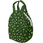 Seamless Pattern With Viruses Travel Backpack