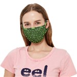 Seamless Pattern With Viruses Crease Cloth Face Mask (Adult)