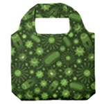 Seamless Pattern With Viruses Premium Foldable Grocery Recycle Bag