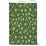 Seamless Pattern With Viruses 8  x 10  Hardcover Notebook