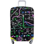 Math Linear Mathematics Education Circle Background Luggage Cover (Large)