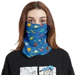 Space Rocket Solar System Pattern Face Covering Bandana (Two Sides)