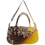 Honeycomb With Bees Removable Strap Handbag