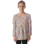 Halloween Candy Kids  V Neck Casual Top