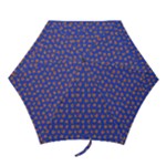 Cute sketchy monsters motif pattern Mini Folding Umbrellas