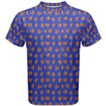 Cute sketchy monsters motif pattern Men s Cotton T-Shirt