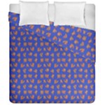 Cute sketchy monsters motif pattern Duvet Cover Double Side (California King Size)