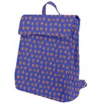 Cute sketchy monsters motif pattern Flap Top Backpack