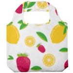 Strawberry Lemons Fruit Foldable Grocery Recycle Bag