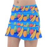 Fruit Texture Wave Fruits Classic Tennis Skirt