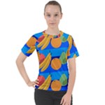 Fruit Texture Wave Fruits Women s Sport Raglan T-Shirt
