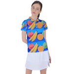 Fruit Texture Wave Fruits Women s Polo T-Shirt