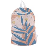 Summer Pattern Tropical Design Nature Green Plant Foldable Lightweight Backpack