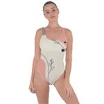 Pattern Line Art Texture Minimalist Design Bring Sexy Back Swimsuit