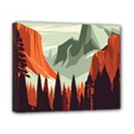 Mountain Travel Canyon Nature Tree Wood Canvas 10  x 8  (Stretched)