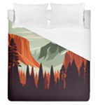 Mountain Travel Canyon Nature Tree Wood Duvet Cover (Queen Size)