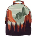 Mountain Travel Canyon Nature Tree Wood Mini Full Print Backpack