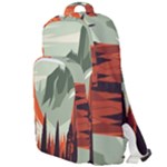 Mountain Travel Canyon Nature Tree Wood Double Compartment Backpack