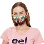 Mountain Travel Canyon Nature Tree Wood Crease Cloth Face Mask (Adult)