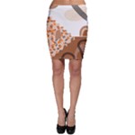 Bohemian Digital Minimalist Boho Style Geometric Abstract Art Bodycon Skirt