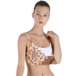 Bohemian Digital Minimalist Boho Style Geometric Abstract Art Layered Top Bikini Top 