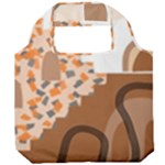 Bohemian Digital Minimalist Boho Style Geometric Abstract Art Foldable Grocery Recycle Bag