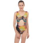 Pretty Art Nice Center Cut Out Swimsuit