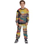 Pretty Art Nice Kids  Sweatshirt set