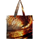 Wave Art Mood Water Sea Beach Canvas Travel Bag