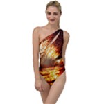 Wave Art Mood Water Sea Beach To One Side Swimsuit