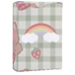 Bear Cartoon Pattern Strawberry Rainbow Nature Animal Cute Design Playing Cards Single Design (Rectangle) with Custom Box