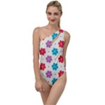 Abstract Art Pattern Colorful Artistic Flower Nature Spring To One Side Swimsuit