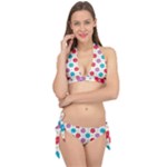Abstract Art Pattern Colorful Artistic Flower Nature Spring Tie It Up Bikini Set
