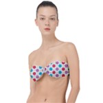 Abstract Art Pattern Colorful Artistic Flower Nature Spring Classic Bandeau Bikini Top 