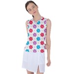 Abstract Art Pattern Colorful Artistic Flower Nature Spring Women s Sleeveless Sports Top