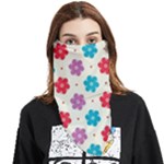 Abstract Art Pattern Colorful Artistic Flower Nature Spring Face Covering Bandana (Triangle)