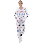 Airplane Pattern Plane Aircraft Fabric Style Simple Seamless Women s Tracksuit