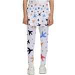Airplane Pattern Plane Aircraft Fabric Style Simple Seamless Kids  Skirted Pants