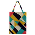 Geometric Pattern Retro Colorful Abstract Classic Tote Bag